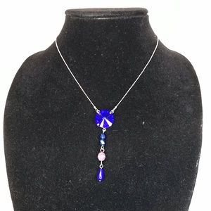 Sabika Main Stay 1-stone Y necklace